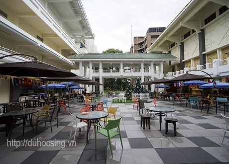 Một góc khu học xá mới của JCU Singapore