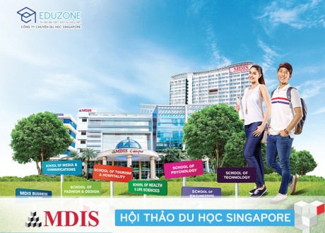 Hội thảo Du học Singapore: MDIS – Top 2 trường tốt nhất Singapore, đạt chuẩn quốc tế Hội thảo Du học Singapore: MDIS – Top 2 trường tốt nhất Singapore, đạt chuẩn quốc tế