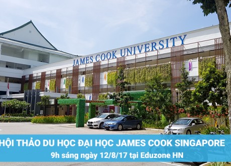 Hội thảo Đại học James Cook Singapore – Công bố học bổng 100% học phí Hội thảo Đại học James Cook Singapore – Công bố học bổng 100% học phí