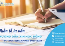 Hướng dẫn thủ tục hồ sơ học bổng Du học Singapore 2017 (Đợt cuối) Hướng dẫn thủ tục hồ sơ học bổng Du học Singapore 2017 (Đợt cuối)