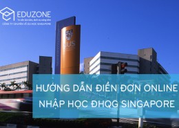 Hướng dẫn điền đơn online vào NUS Singapore
