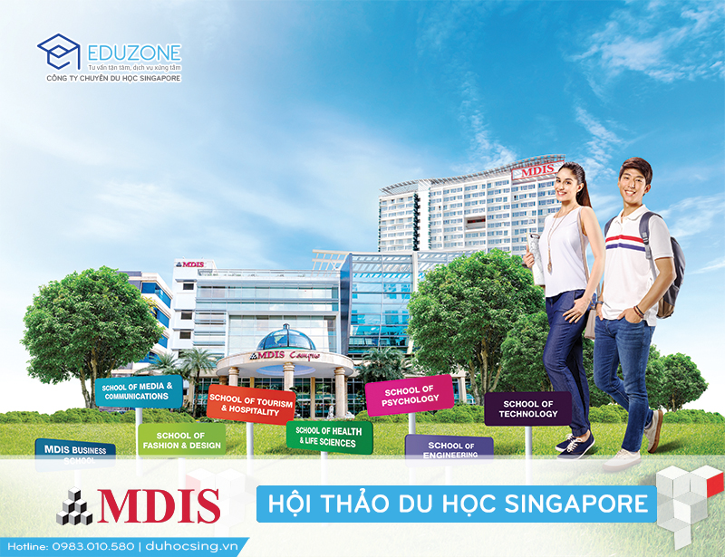 Hội thảo Du học Singapore: Tìm hiểu trường MDIS – Top 3 trường tư tốt nhất Singapore Hội thảo Du học Singapore: Tìm hiểu trường MDIS – Top 3 trường tư tốt nhất Singapore